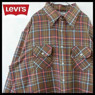 Levi's - 8098 レア リーバイス 90ｓ ビンテージ 長袖 チェック シャツ