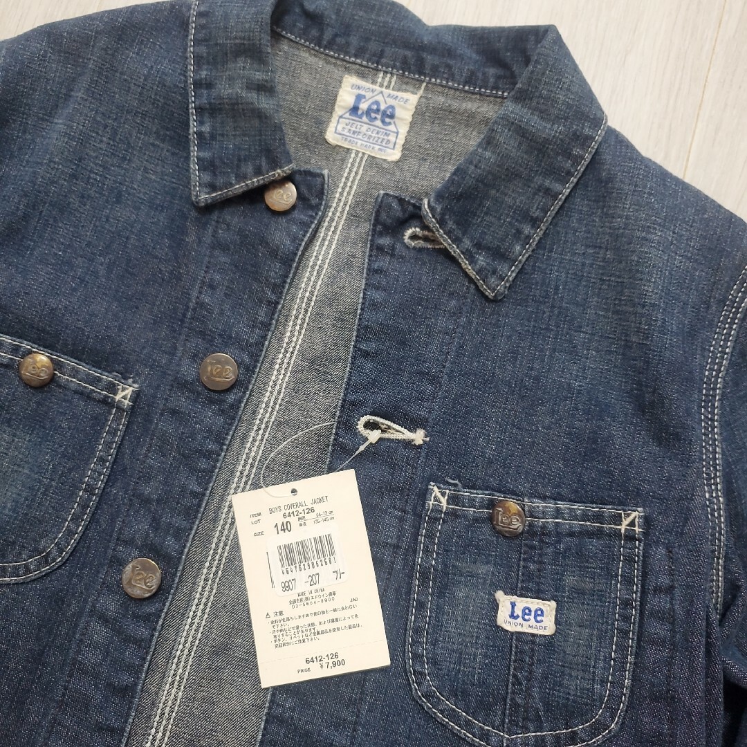 Lee(リー)の★新品 Lee デニムジャケット キッズ/ベビー/マタニティのキッズ服男の子用(90cm~)(ジャケット/上着)の商品写真