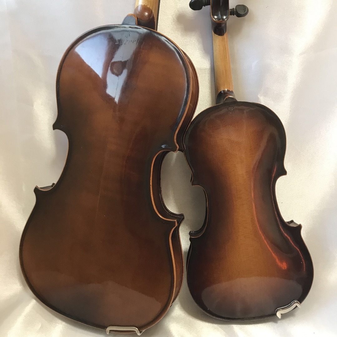 ジャンク品　SUZUKI  スズキ　バイオリン　2点楽器