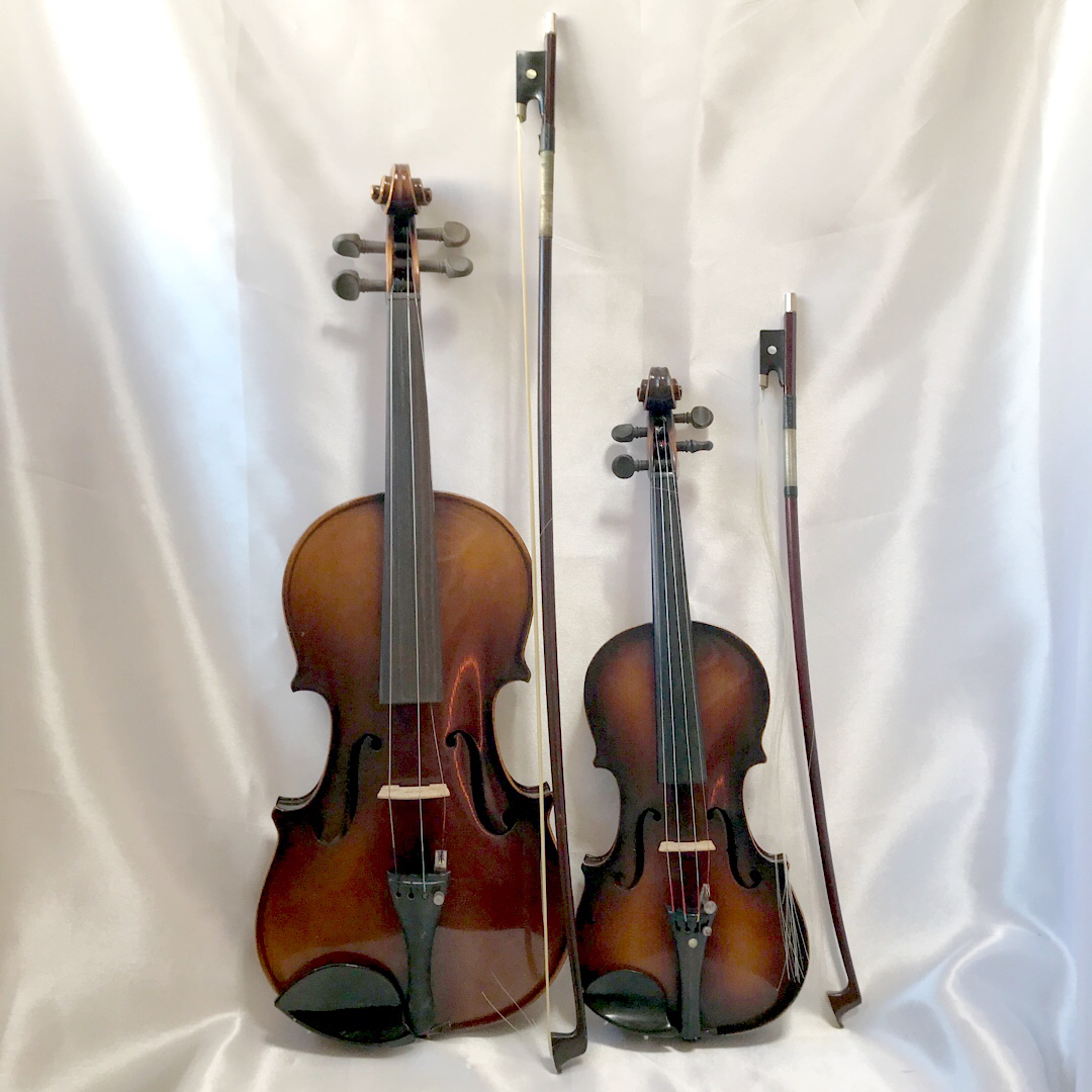 スズキ(スズキ)のジャンク品　SUZUKI  スズキ　バイオリン　2点 楽器の弦楽器(ヴァイオリン)の商品写真