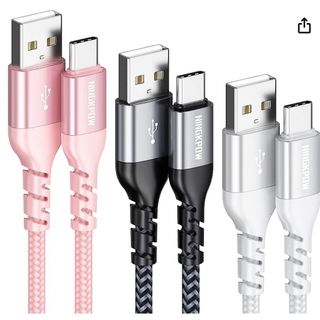 ＵＳＢ★アダプターコンセント ❀急速☻【Cタイプ ３本セット】(その他)