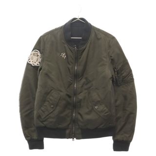 バルマン(BALMAIN)のBALMAIN バルマン Olivier Rousteing期 エンブレムワッペンフライトジャケット MA-1 S1HT208 B 575 カーキ(フライトジャケット)