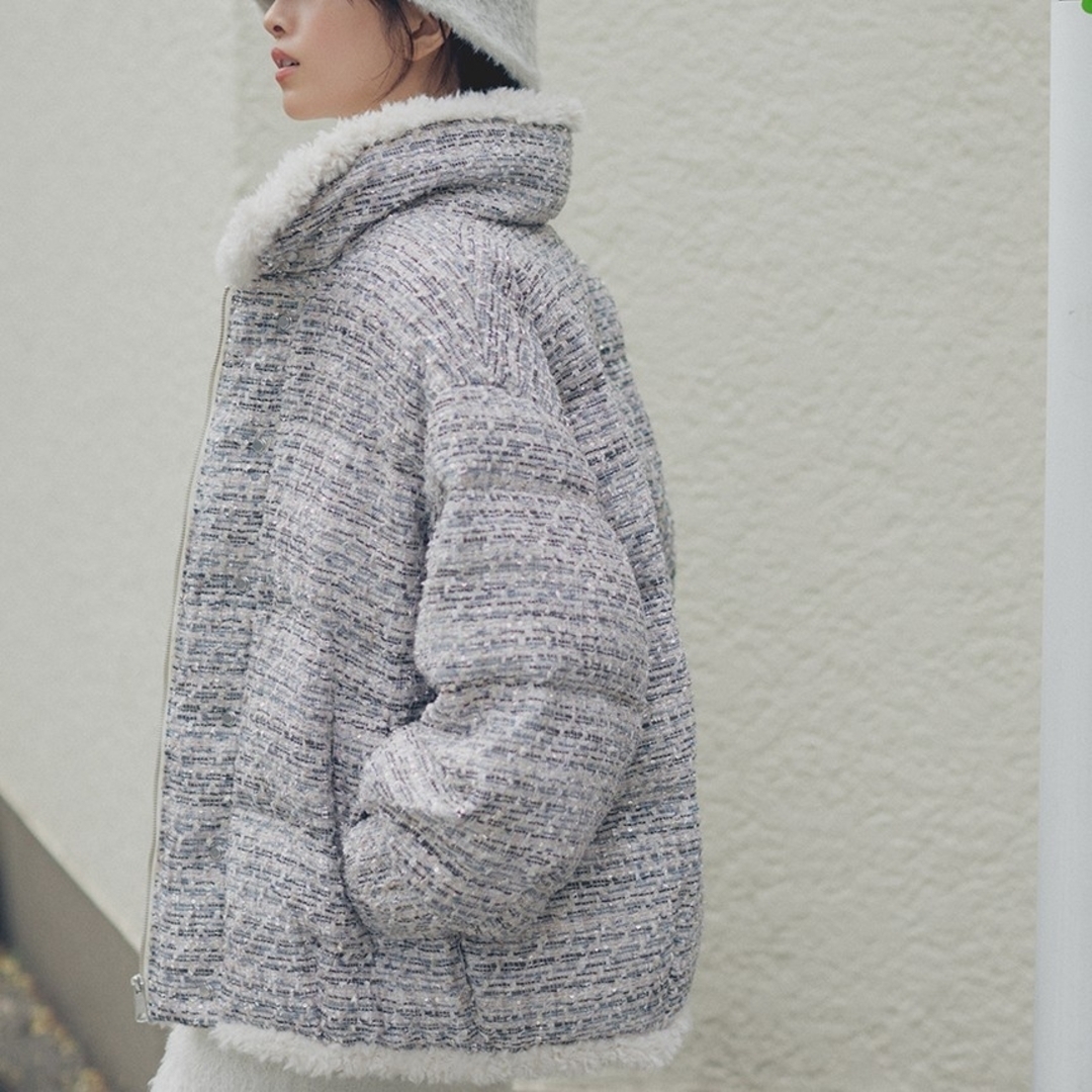 SNIDEL - ラスト 新品 SNIDEL ツイードダウン MIXの通販 by K SNIDEL - ラスト 新品 SNIDEL ツイードダウン MIXの通販 by K