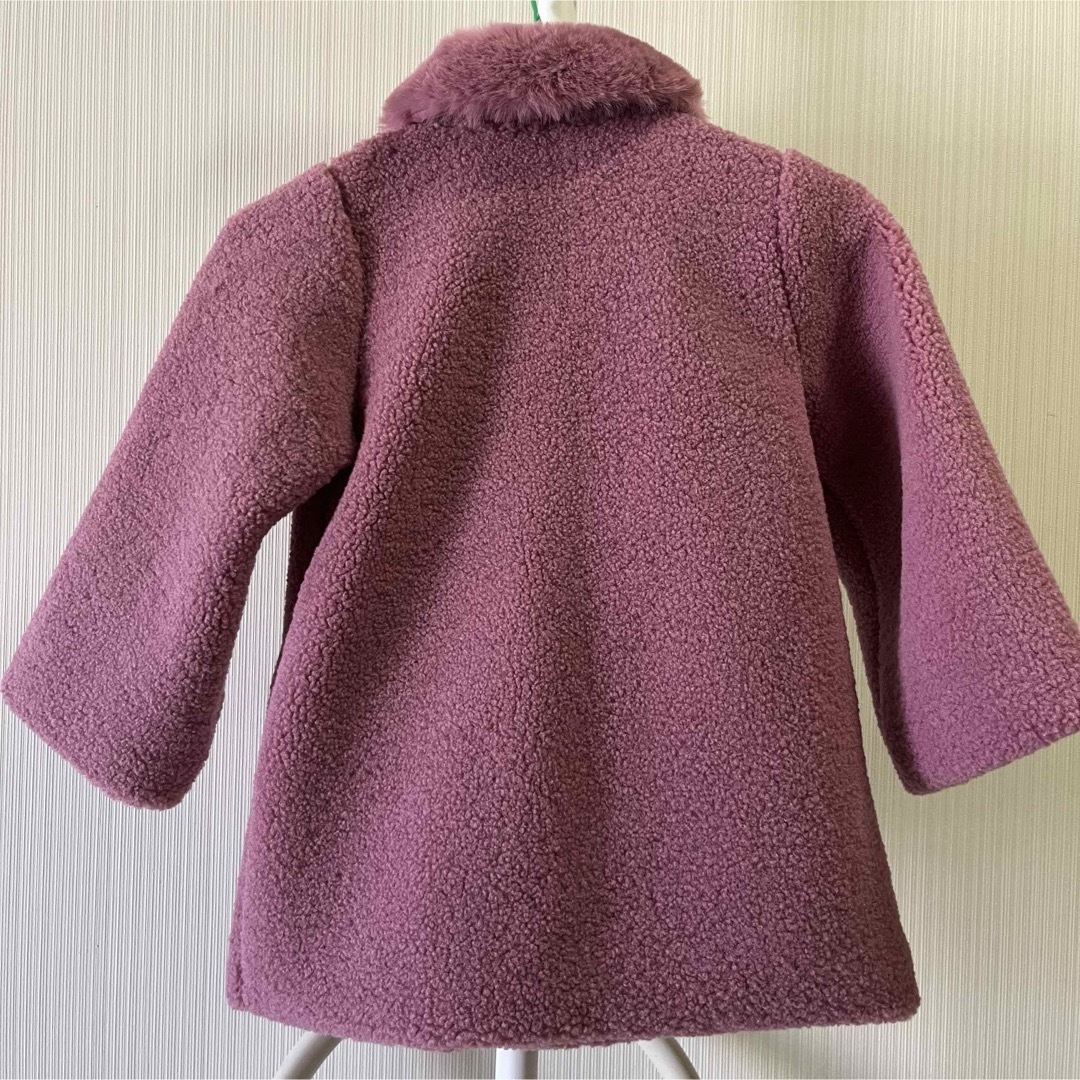 110 MAJOLICA冬用お出かけボアコート キッズ/ベビー/マタニティのキッズ服女の子用(90cm~)(ジャケット/上着)の商品写真