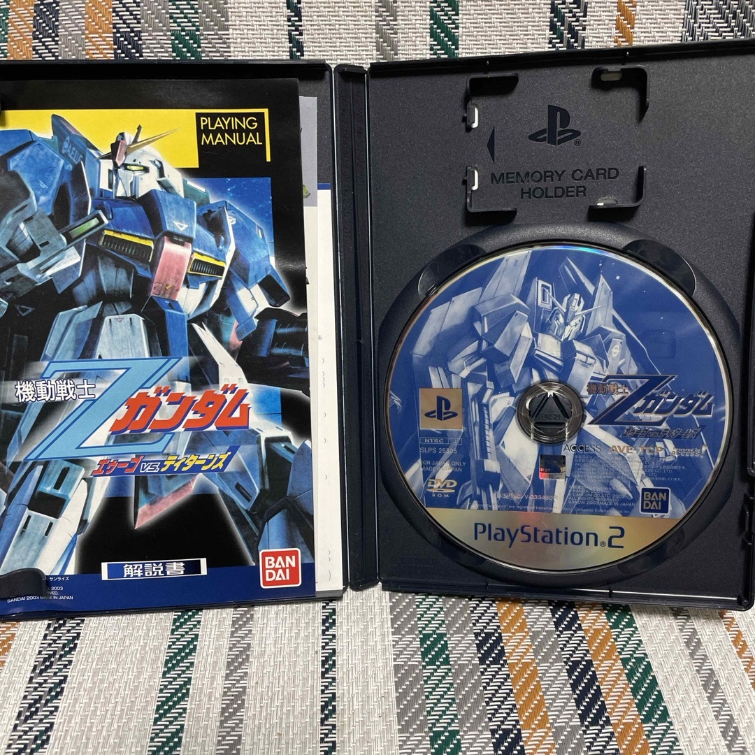 PlayStation2(プレイステーション2)の機動戦士ガンダムZ エゥーゴvsティターンズ エンタメ/ホビーのゲームソフト/ゲーム機本体(家庭用ゲームソフト)の商品写真