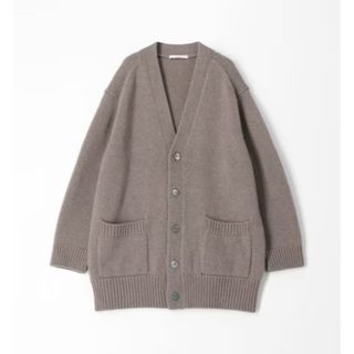 ギャルリーヴィー(GALERIE VIE)の【23AW】GALERIE VIE ファインウール Vネックロングカーディガン(カーディガン)