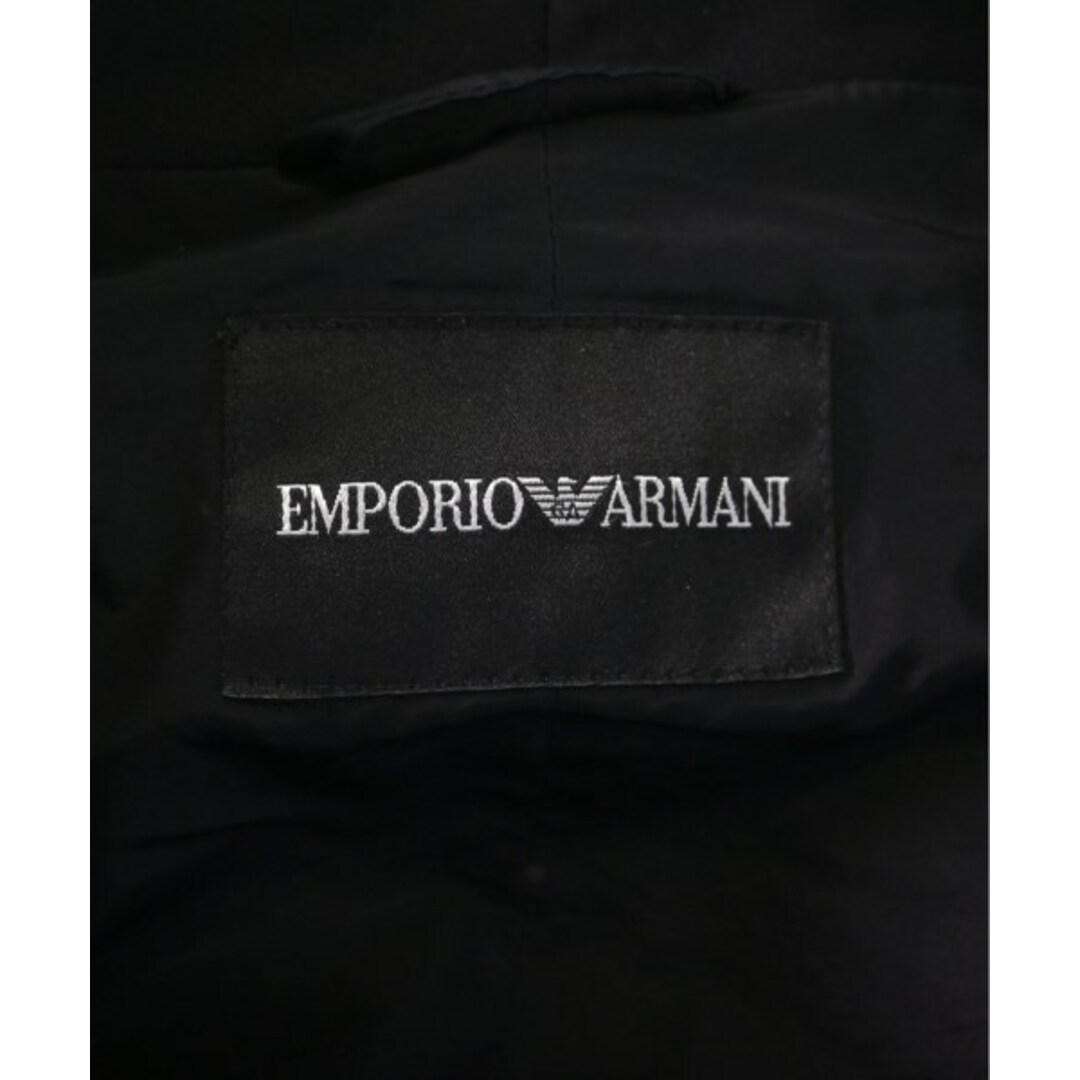 Emporio Armani(エンポリオアルマーニ)のEMPORIO ARMANI カジュアルジャケット 50(XL位) 黒 【古着】【中古】 メンズのジャケット/アウター(テーラードジャケット)の商品写真