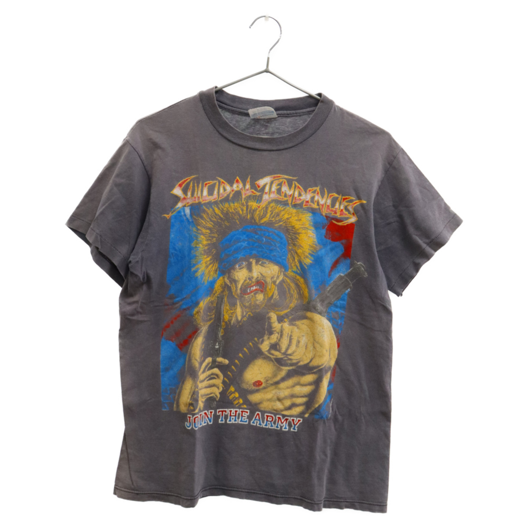 VINTAGE ヴィンテージ 80S VINTAGE Suicidal Tendencies Join The Army ヴィンテージ スイサイダルテンデンシーズ プリントカットソー 半袖Tシャツ グレー46センチ肩幅