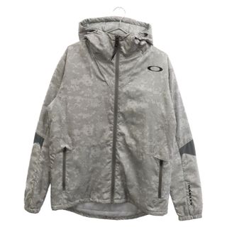 オークリー(Oakley)のOAKLEY オークリー 13AW 総柄 ジップアップジャケット グレー(フライトジャケット)