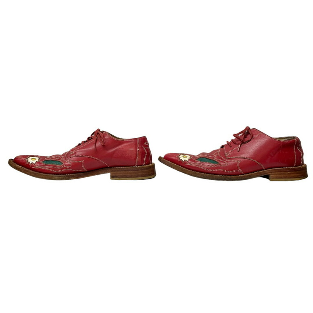 COMME des GARCONS(コムデギャルソン)のCOMME des GARCONS 99AW ポインテッドトゥレザーカットワークウエスタンシューズ 短靴 ブーツ Archive 90s レディース レディースの靴/シューズ(ブーツ)の商品写真