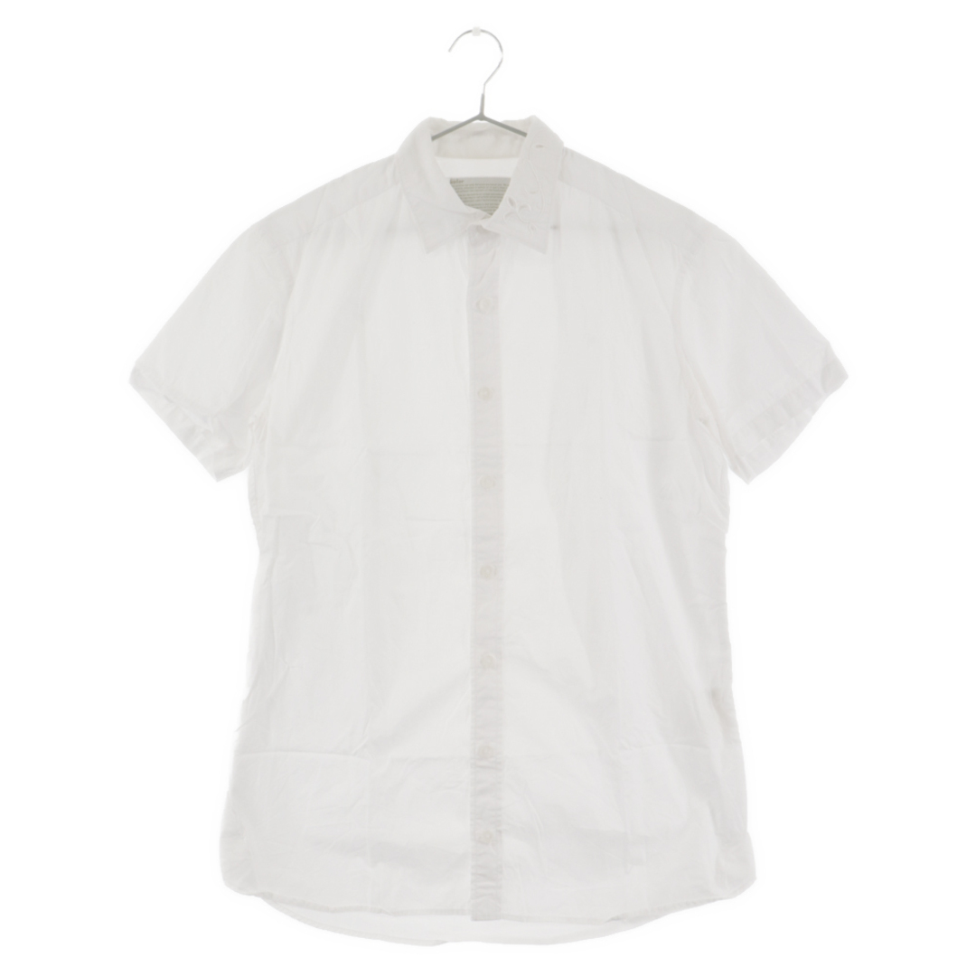 kolor(カラー)のkolor カラー embroidered collar shirt 襟刺繍 エンブロイダリー カラー 半袖シャツ ホワイト 17SCM-B06112 メンズのトップス(シャツ)の商品写真