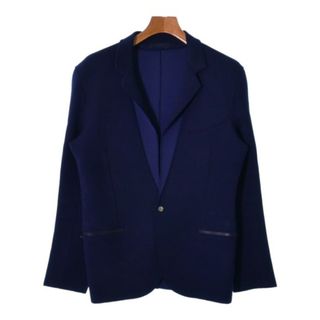 ランバン(LANVIN)のLANVIN ランバン カジュアルジャケット XS 紺 【古着】【中古】(テーラードジャケット)