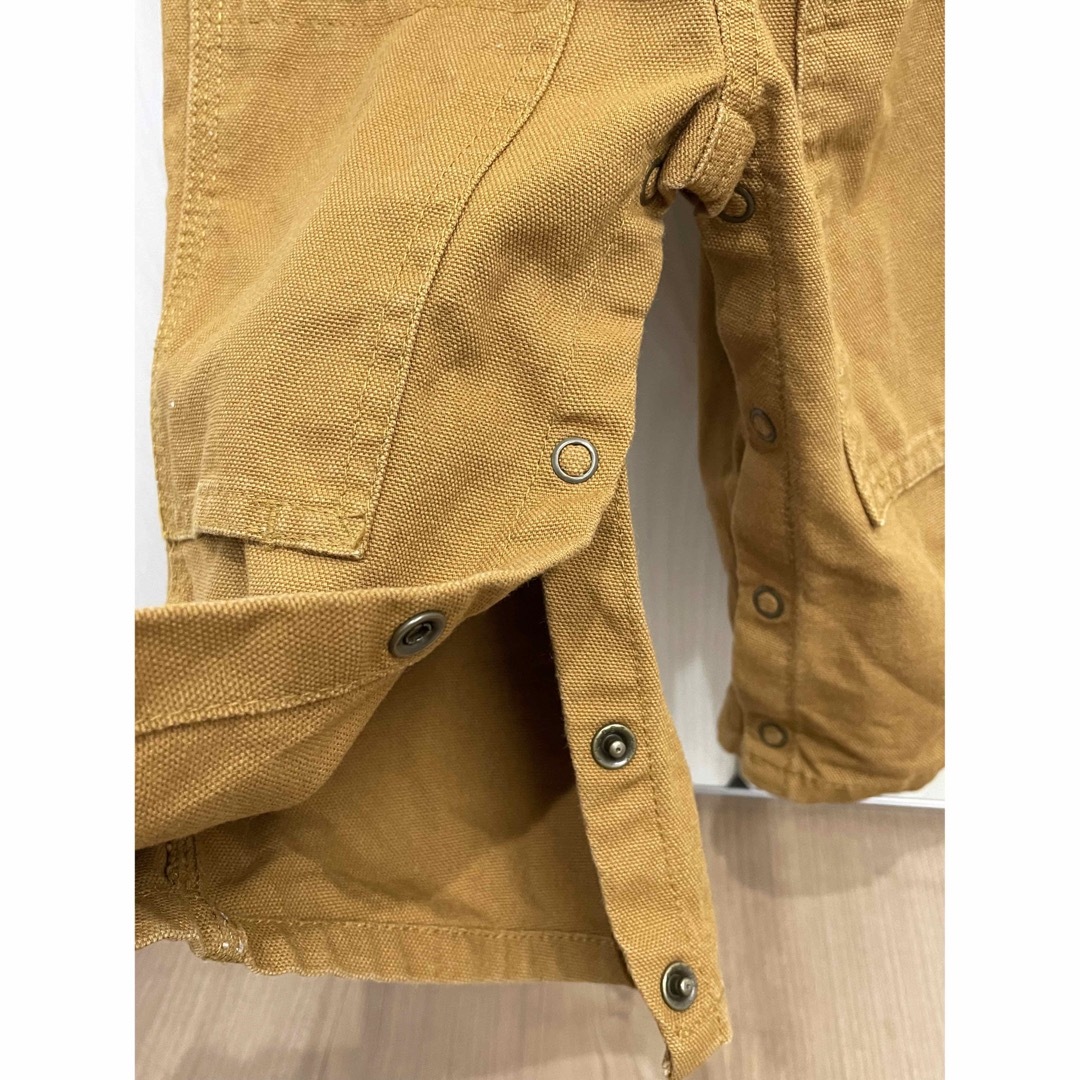 carhartt(カーハート)の【ベビー】carhartt カーハート　オーバーオール　 キッズ/ベビー/マタニティのベビー服(~85cm)(パンツ)の商品写真