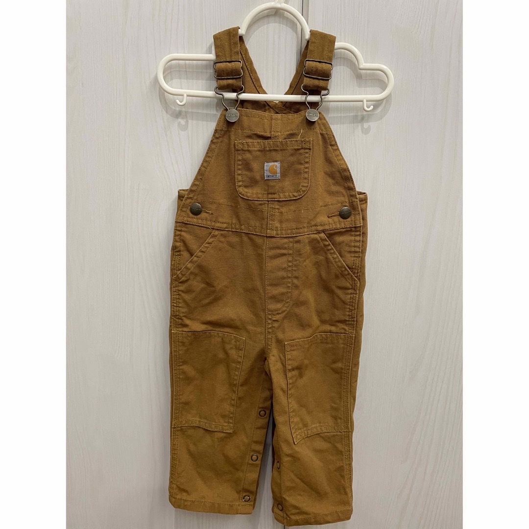 carhartt(カーハート)の【ベビー】carhartt カーハート　オーバーオール　 キッズ/ベビー/マタニティのベビー服(~85cm)(パンツ)の商品写真