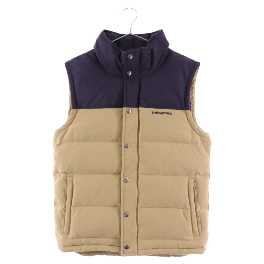 patagonia(パタゴニア)のPATAGONIA パタゴニア BIVY DOWN VEST ダウンベスト 27585 FA13 パープル/ベージュ メンズのジャケット/アウター(ダウンベスト)の商品写真