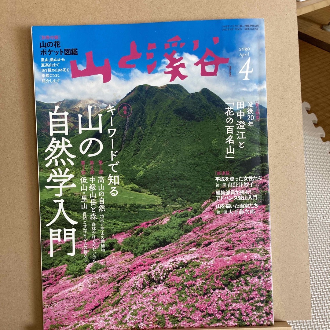 山と渓谷 2020年 04月号 [雑誌] エンタメ/ホビーの雑誌(趣味/スポーツ)の商品写真