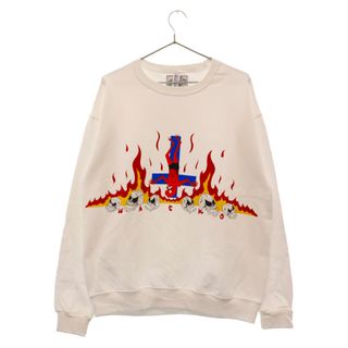 ワコマリア(WACKO MARIA)のWACKO MARIA ワコマリア 24SS NECKFACE / SWEAT SHIRT ネックフェイス スウェットシャツ トレーナー ホワイト NECKFACE-WM-SS21(スウェット)