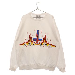 ワコマリア(WACKO MARIA)のWACKO MARIA ワコマリア 24SS NECKFACE / SWEAT SHIRT ネックフェイス スウェットシャツ トレーナー ホワイト NECKFACE-WM-SS21(スウェット)