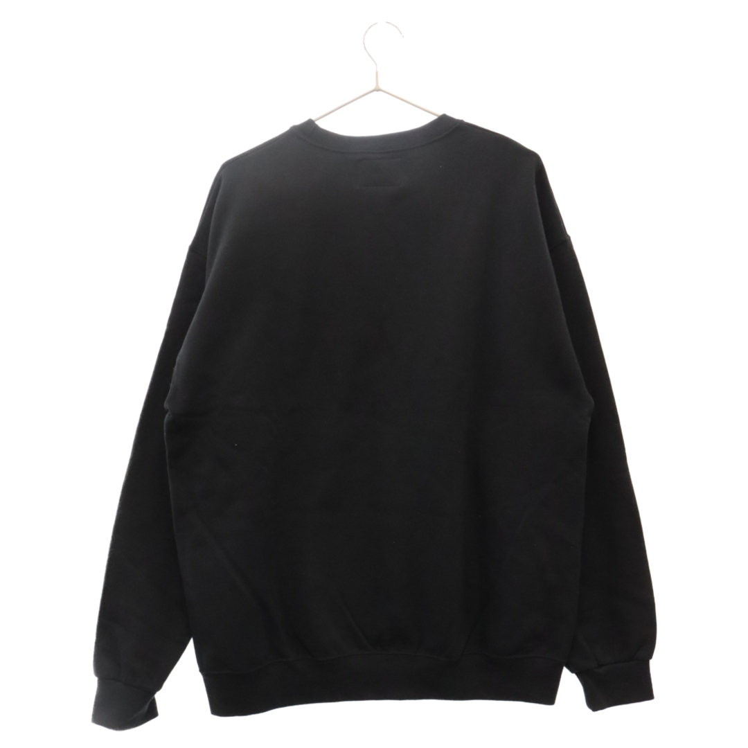 WACKO MARIA(ワコマリア)のWACKO MARIA ワコマリア 24SS NECKFACE / SWEAT SHIRT ネックフェイス スウェットシャツ トレーナー ブラック NECKFACE-WM-SS21 メンズのトップス(スウェット)の商品写真