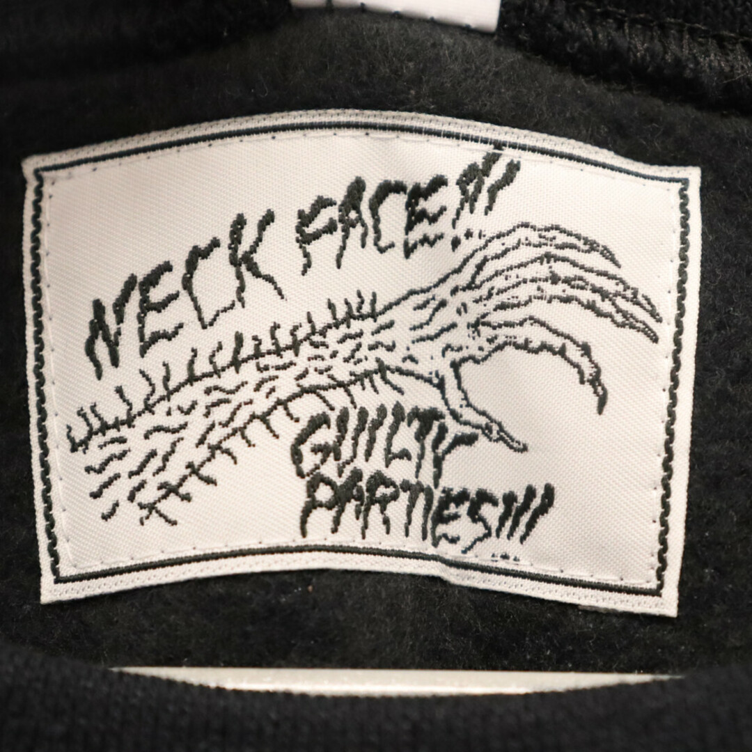 WACKO MARIA(ワコマリア)のWACKO MARIA ワコマリア 24SS NECKFACE / SWEAT SHIRT ネックフェイス スウェットシャツ トレーナー ブラック NECKFACE-WM-SS21 メンズのトップス(スウェット)の商品写真