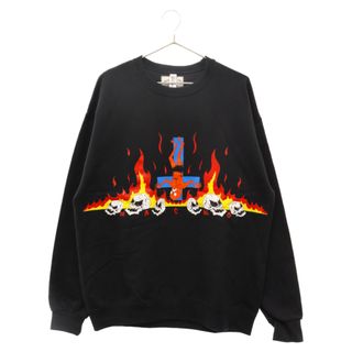 ワコマリア(WACKO MARIA)のWACKO MARIA ワコマリア 24SS NECKFACE / SWEAT SHIRT ネックフェイス スウェットシャツ トレーナー ブラック NECKFACE-WM-SS21(スウェット)