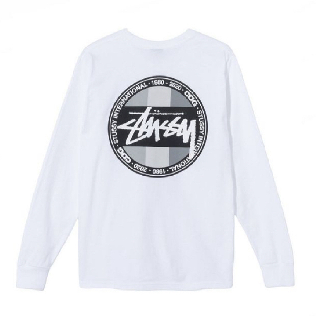 COMME des GARCONS(コムデギャルソン)のStussy CDG Dot LS Tee "White" メンズのトップス(Tシャツ/カットソー(七分/長袖))の商品写真