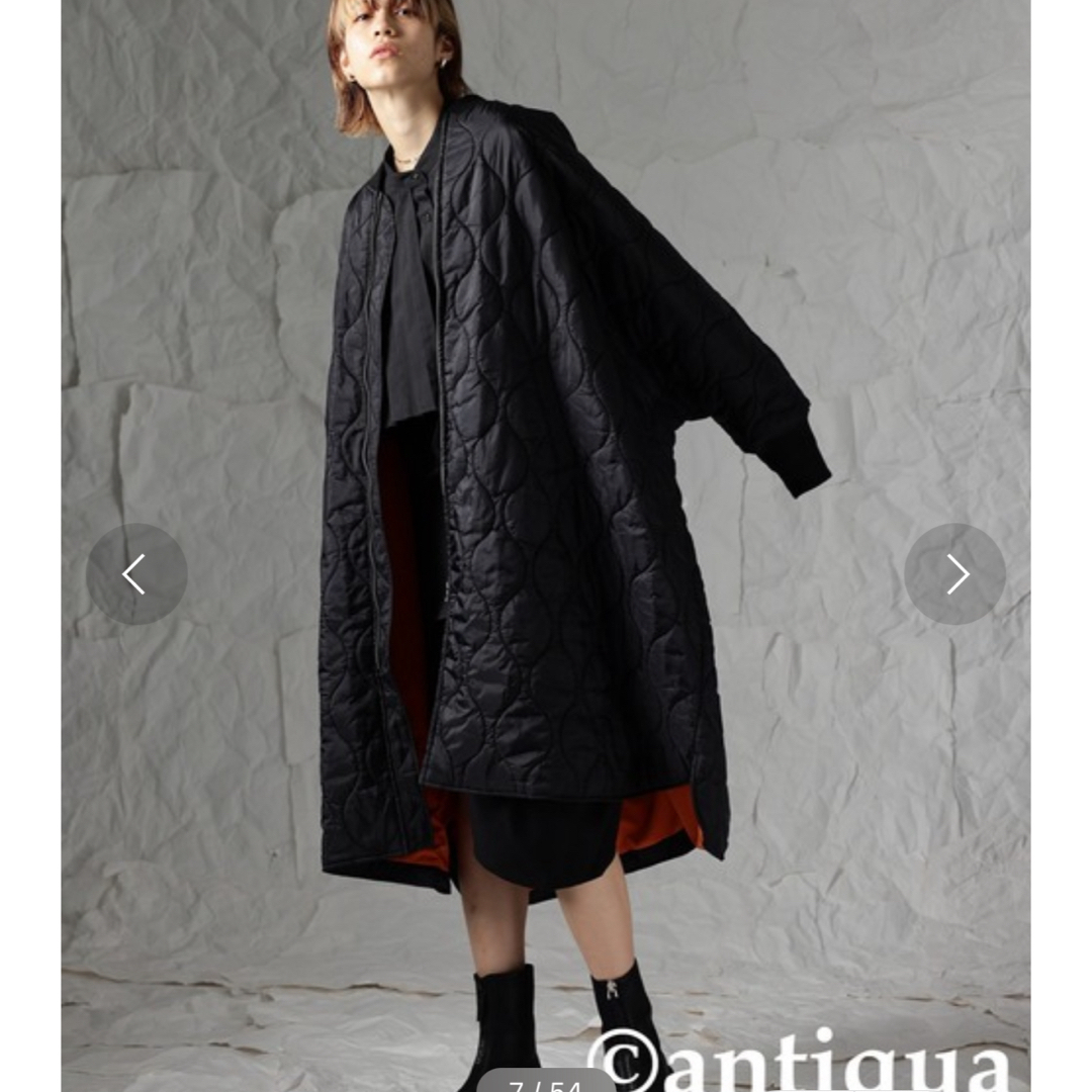 antiqua(アンティカ)のantiqua キルティングポンチョ レディースのジャケット/アウター(ポンチョ)の商品写真