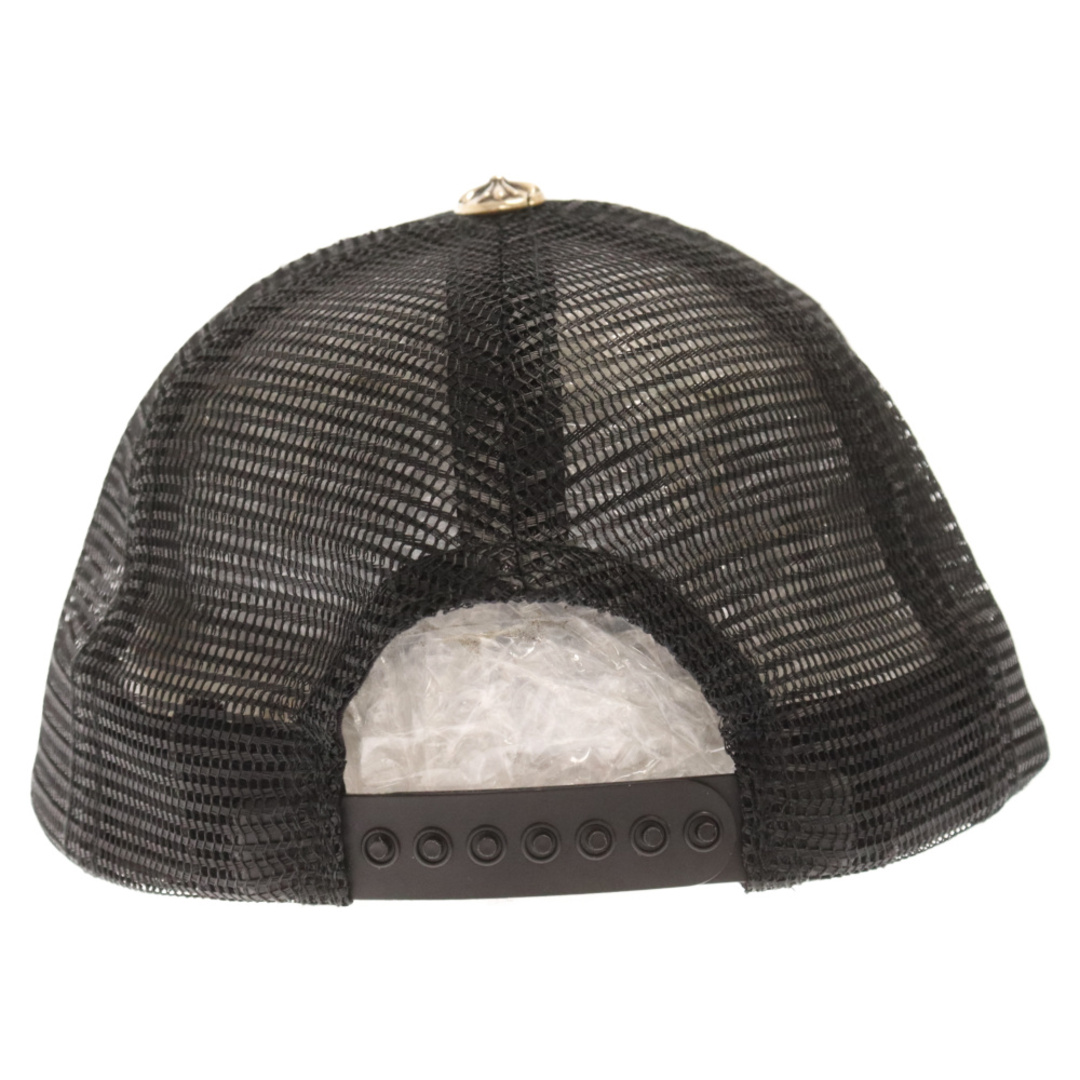 CHROME HEARTS クロムハーツ TRUCKER CAP CH刺繍トラッカーキャップ 帽子 メッシュ ブラックコットン100%メッシュ部分