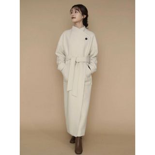 L'Or Wide Lapel Long Coat Ivory freesize(ロングコート)