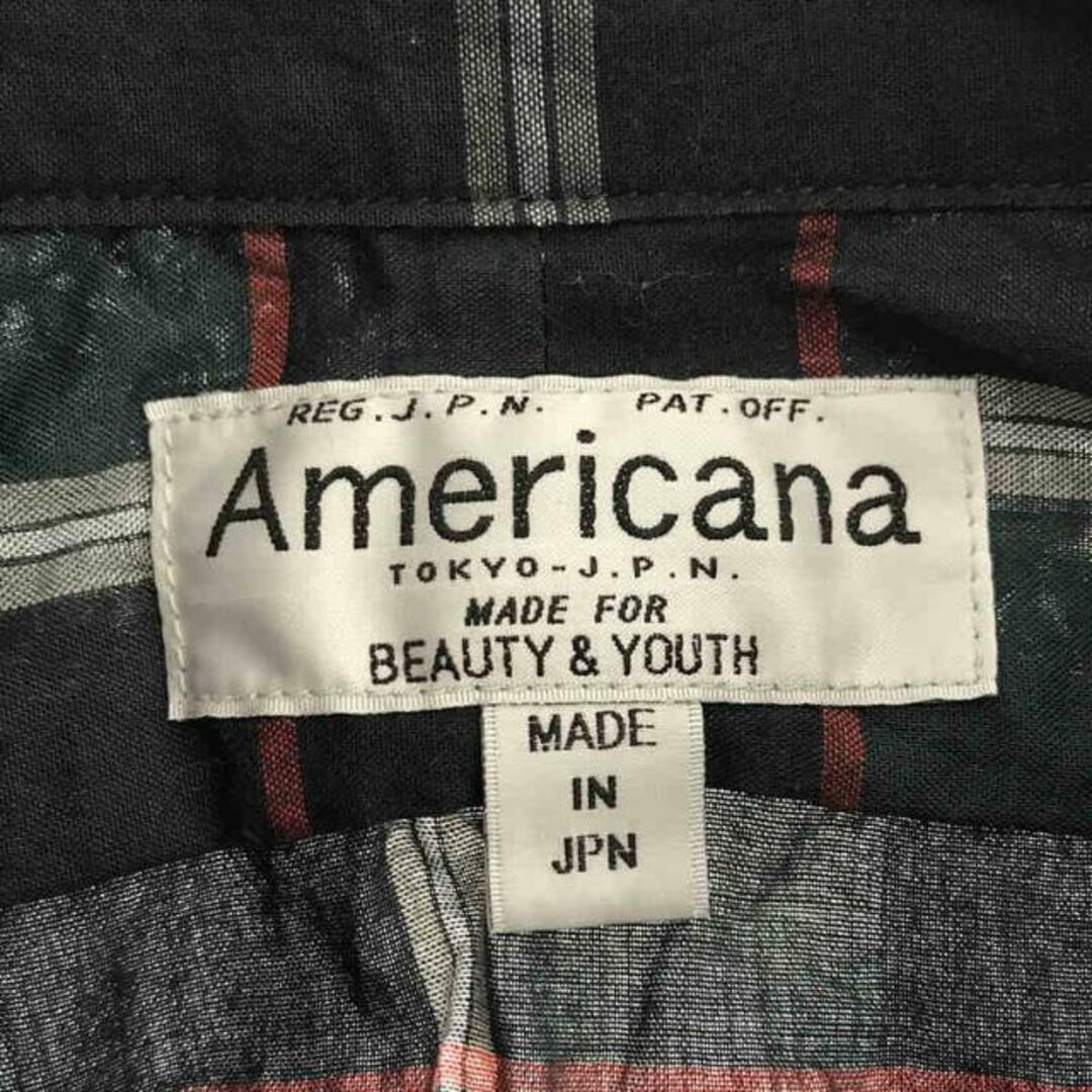 AMERICANA(アメリカーナ)のAmericana / アメリカーナ | ×beauty & youth サイドジップ チェックシャツ | F | チャコール | レディース レディースのトップス(シャツ/ブラウス(長袖/七分))の商品写真