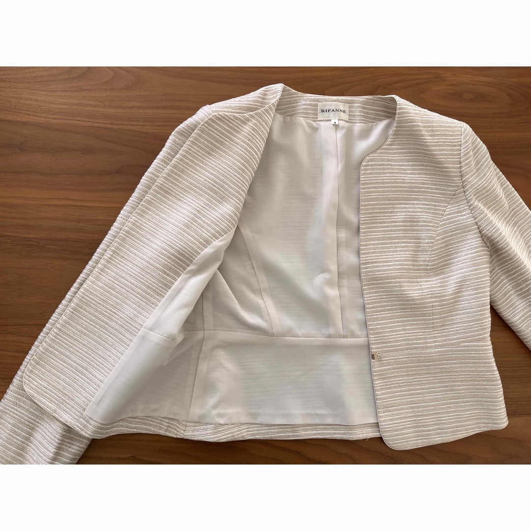 東京ソワール Rifanne リファンネ スカートスーツ フォーマル 日本製フォーマル/ドレス