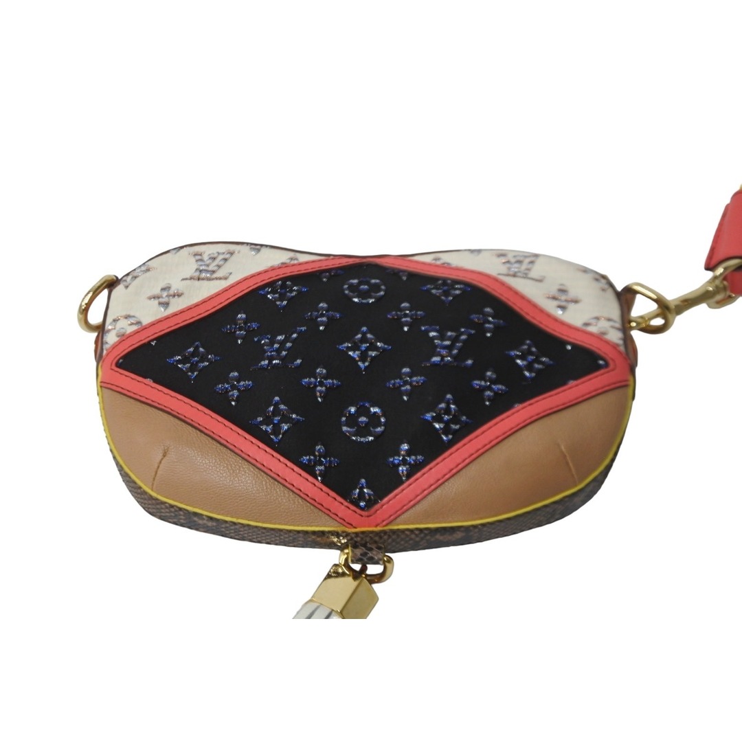 LOUIS VUITTON(ルイヴィトン)のLOUIS VUITTON ルイヴィトン クラッチバッグ M40373 モノグラム ナイトバード ポシェット 10年 マルチカラー 美品 中古 58975 レディースのバッグ(クラッチバッグ)の商品写真