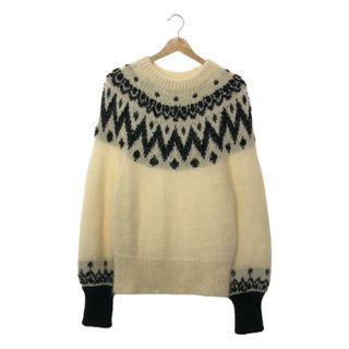 プラージュ(Plage)の【美品】  Plage / プラージュ | 2022AW | 【HAVEL studio / ハーヴェル スタジオ】 FAIR ISLE PATTERN ニット | 38 | アイボリー | レディース(ニット/セーター)