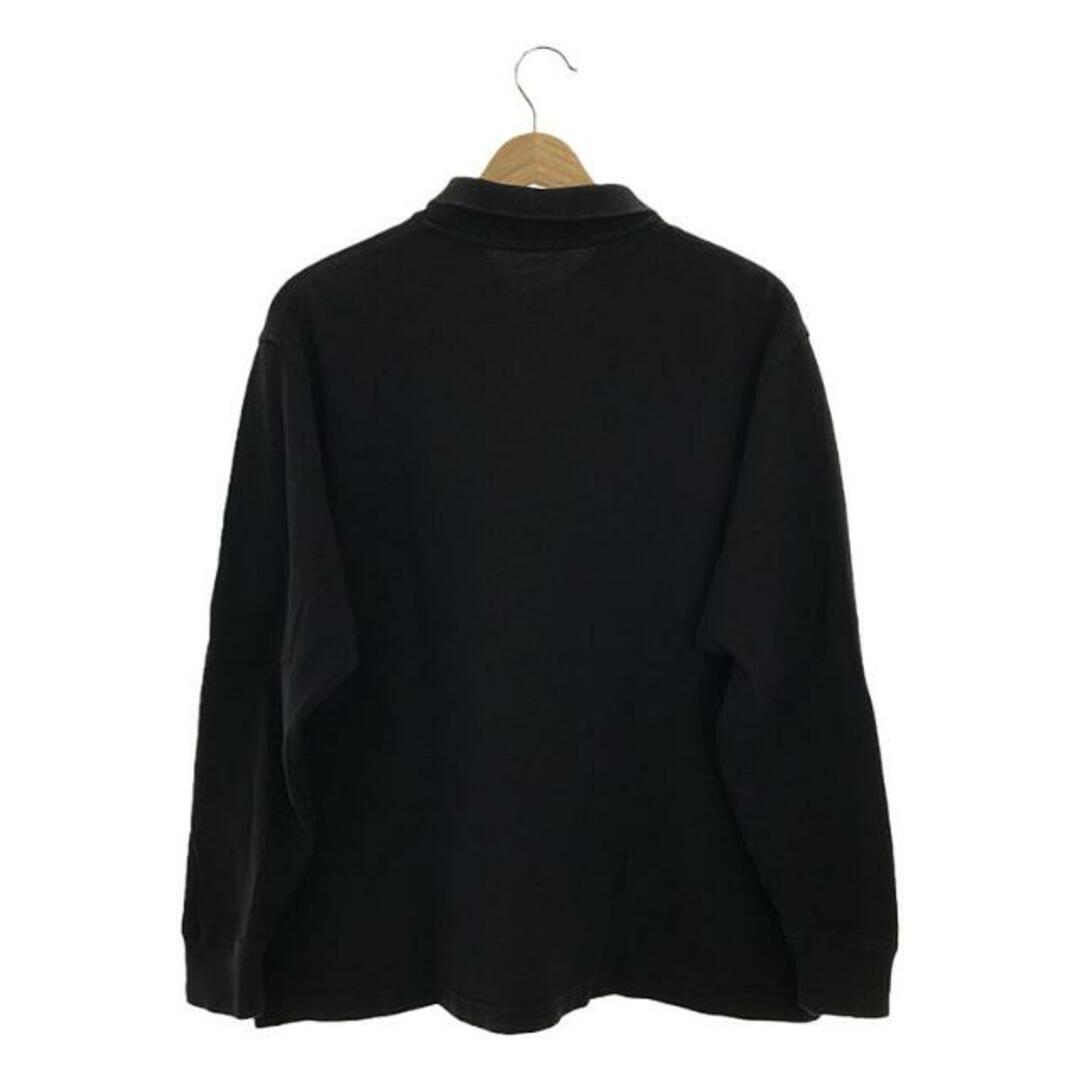 COMOLI(コモリ)のCOMOLI / コモリ | Long sleeve Polo Shirt 鹿の子 ポロシャツ | 1 | ネイビー | メンズ メンズのトップス(Tシャツ/カットソー(半袖/袖なし))の商品写真