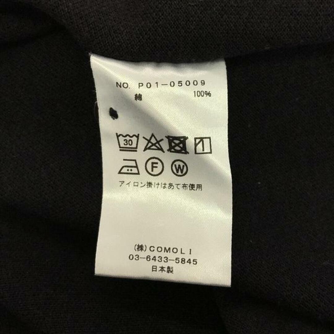 COMOLI(コモリ)のCOMOLI / コモリ | Long sleeve Polo Shirt 鹿の子 ポロシャツ | 1 | ネイビー | メンズ メンズのトップス(Tシャツ/カットソー(半袖/袖なし))の商品写真