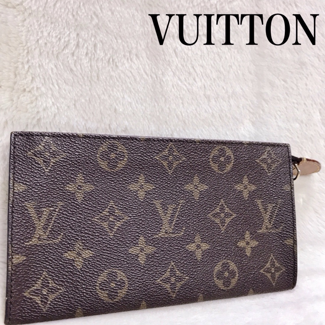 美品 LOUIS VUITTON  ヴィトン モノグラム ポーチ クラッチバッグみららショップバッグ