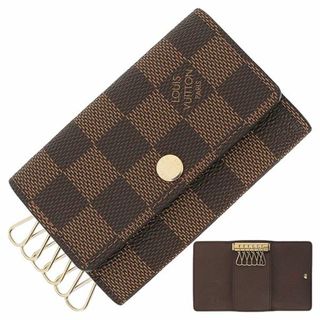 ルイヴィトン(LOUIS VUITTON)のルイヴィトン キーケース 6連キーケース ミュルティクレ6 ダミエ エベヌ ブラウン N62630 メンズ レディース 新品 h-a403e(キーケース)