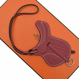 エルメス(Hermes)のエルメス HERMES チャーム キーリング パドックセル ヴォースイフト ルージュグレナ ユニセックス 送料無料【中古】 r9144f(チャーム)