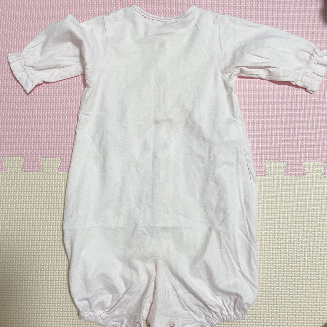 familiar(ファミリア)のファミリア　60 ピンク　カバーオール キッズ/ベビー/マタニティのベビー服(~85cm)(カバーオール)の商品写真