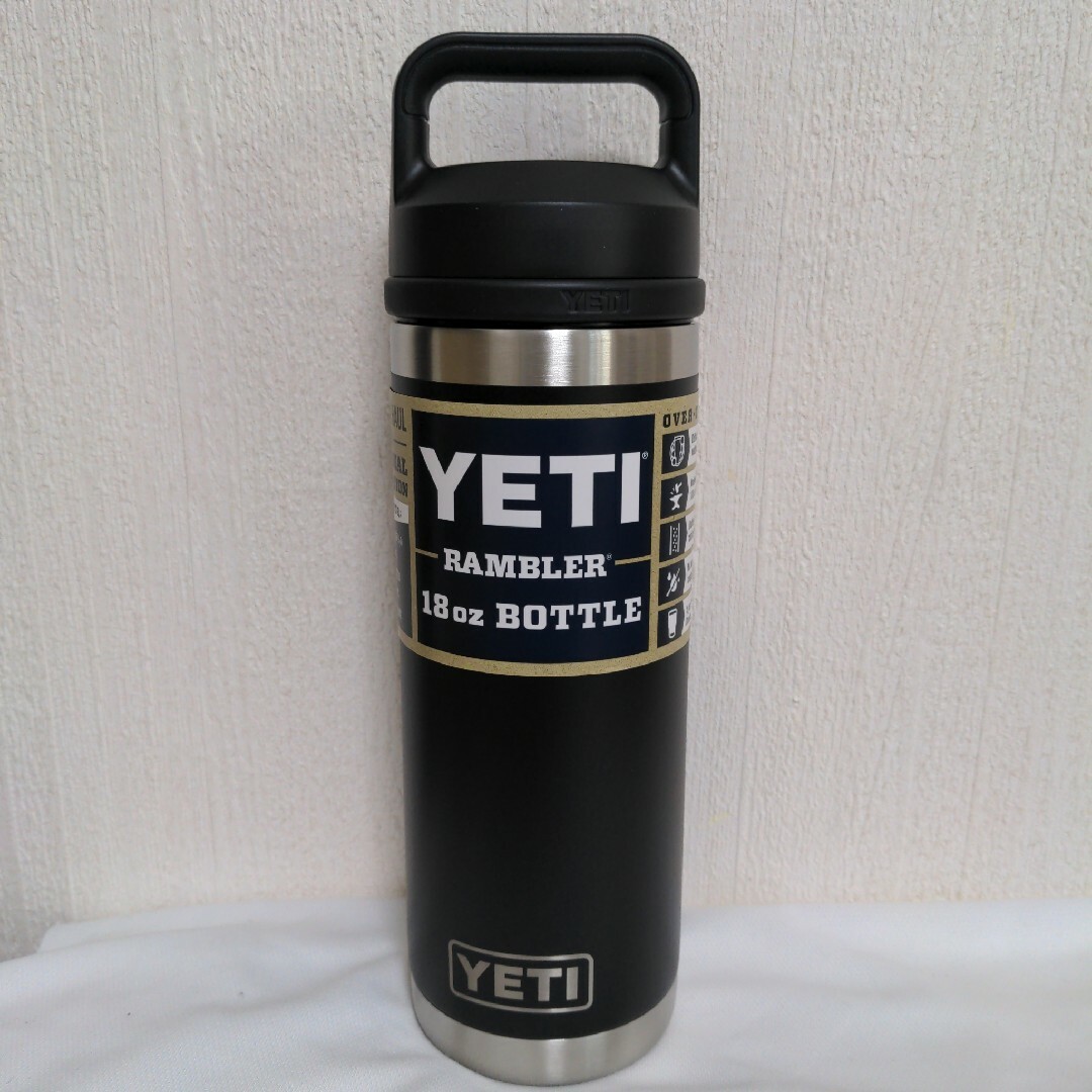 YETI(イエティ)のイエティ ランブラー 18oz ホットショット タンブラー ボトル ブラック スポーツ/アウトドアのアウトドア(その他)の商品写真