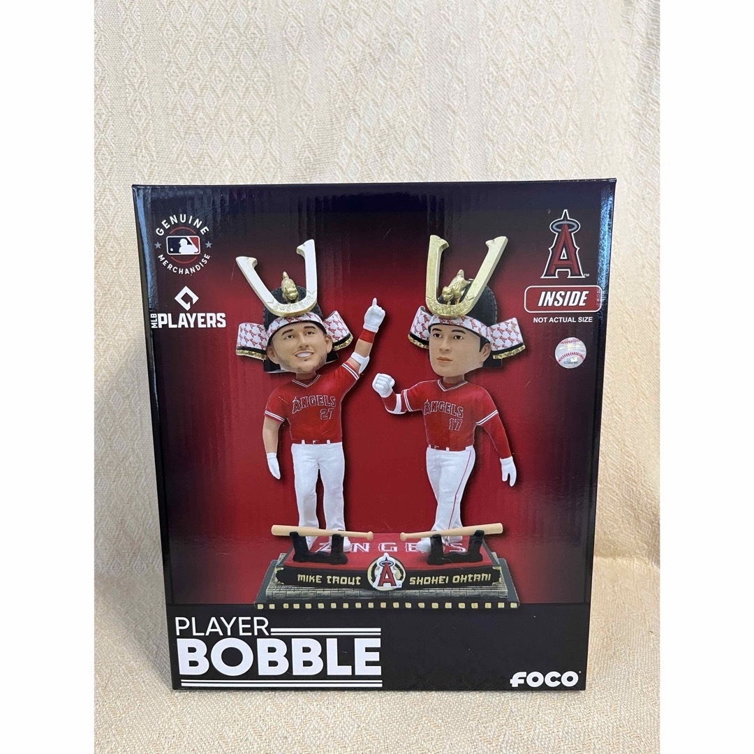 MLB - 【限定品】大谷翔平 & マイク・トラウト ボブルヘッド 兜 カブト