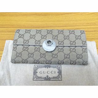 グッチ(Gucci)のＫ浦008/ GUCCI グッチ 長財布 キャンバス レザー GG (長財布)