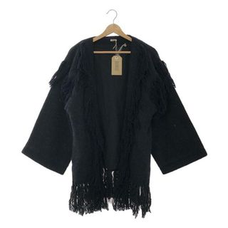 【新品】  NOWOS / ノーウォス | Fringe jacket ジャケット | M | ブラック | レディース(その他)