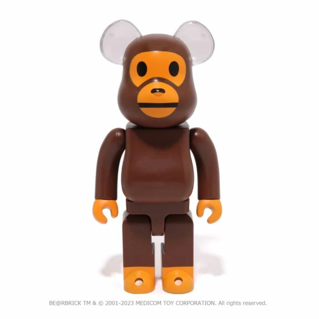 アベイシングエイプBABY MILO EAR CLEAR VER. BE@RBRICK 400%