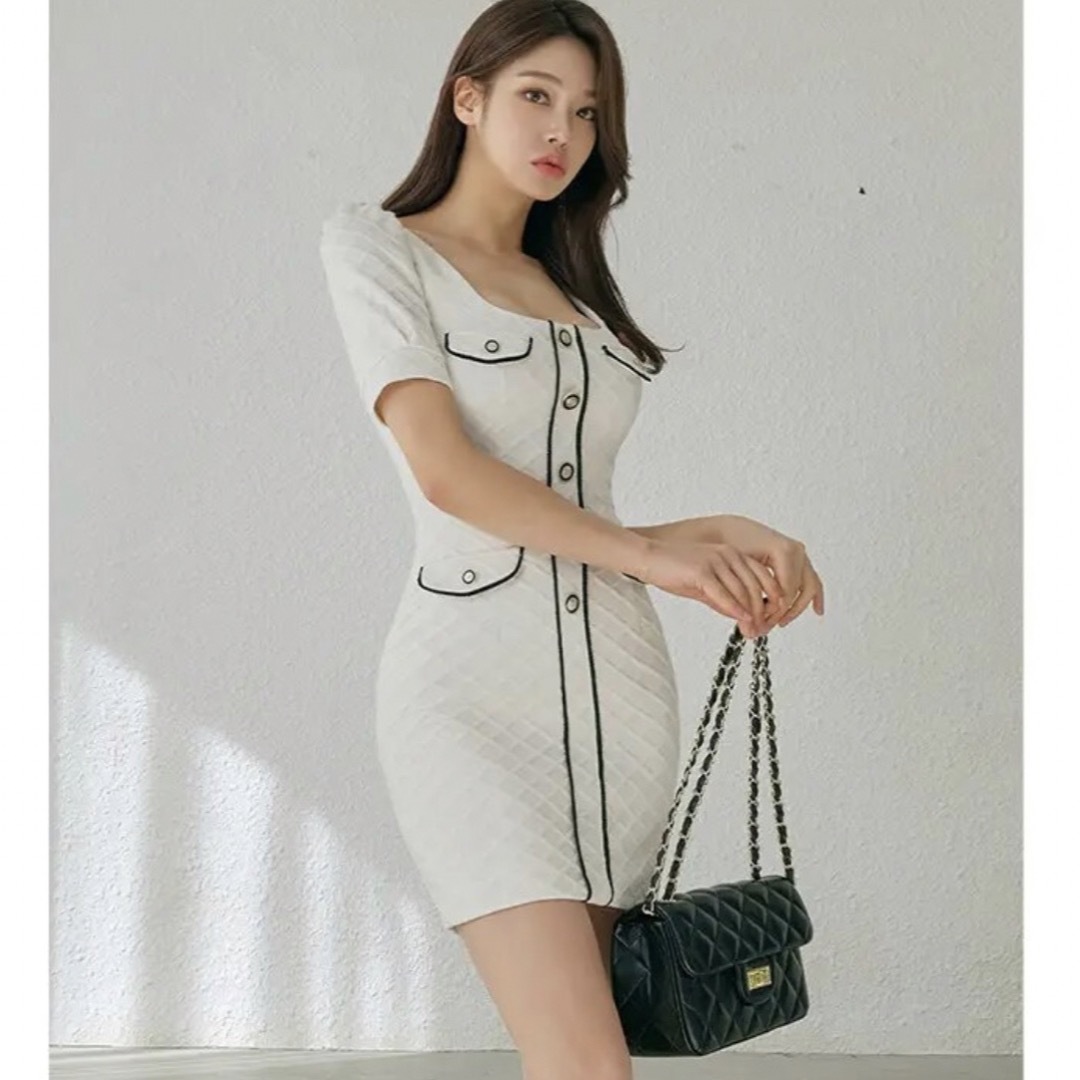 Andy(アンディ)のキャバ　ドレス　ミニワンピース  韓国セレクトショップ購入 レディースのワンピース(ミニワンピース)の商品写真