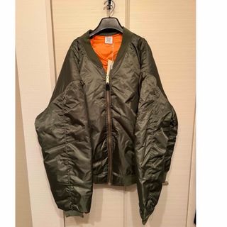 VETEMENTS - VETEMENTS × ALPHA 17SS MA-1 リバーシブルボンバーの通販 VETEMENTS - VETEMENTS × ALPHA 17SS MA-1 リバーシブルボンバーの通販
