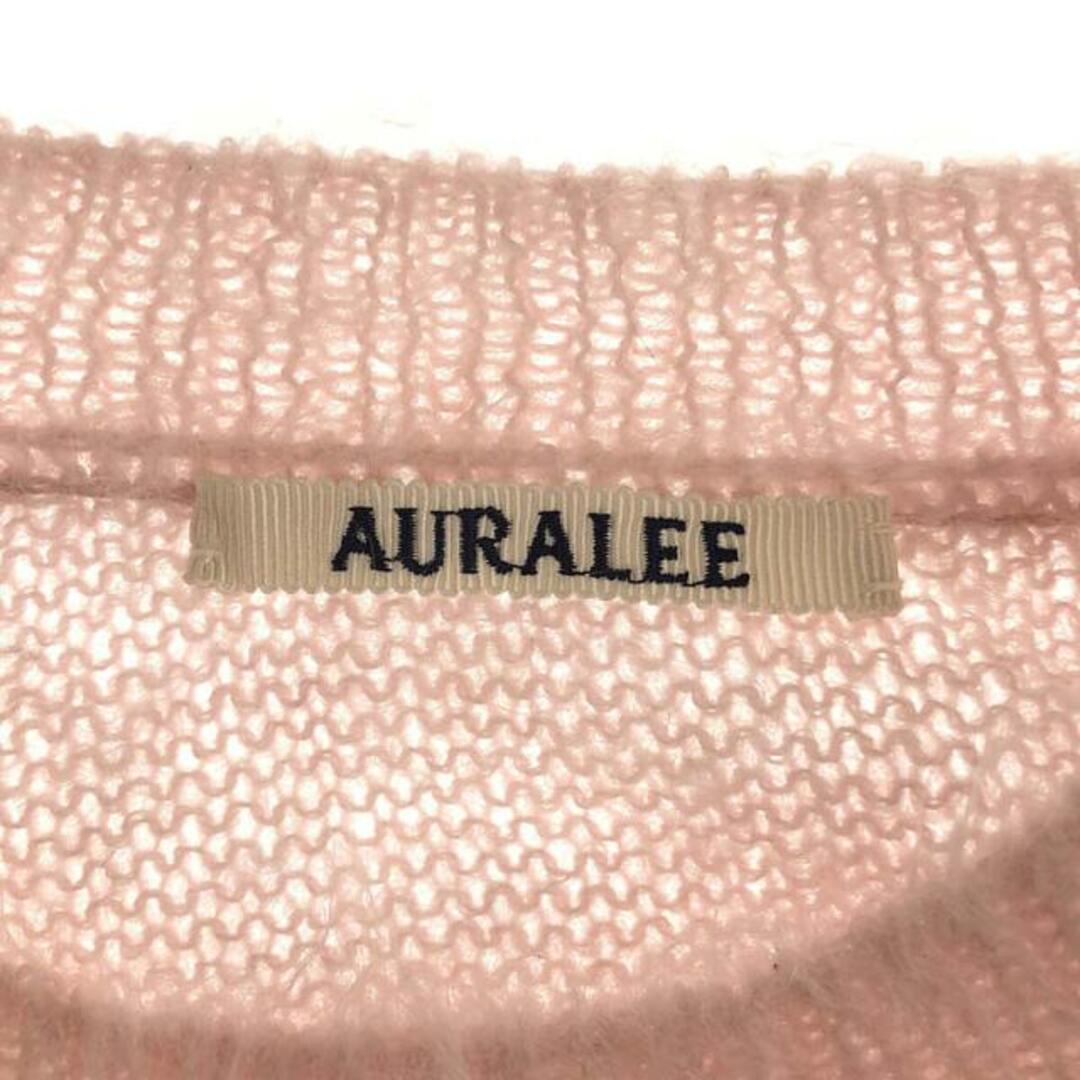 AURALEE(オーラリー)の【美品】  AURALEE / オーラリー | 2022AW | BRUSHED SUPER KID MOHAIR KNIT PULL OVER / スーパーキッドモヘヤ ニット プルオーバー | 1 | ピンク | レディース レディースのトップス(ニット/セーター)の商品写真