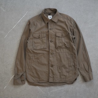 ts（s） - ts(s) 玉虫色 シャツジャケット サイズ3 オリーブ 日本製