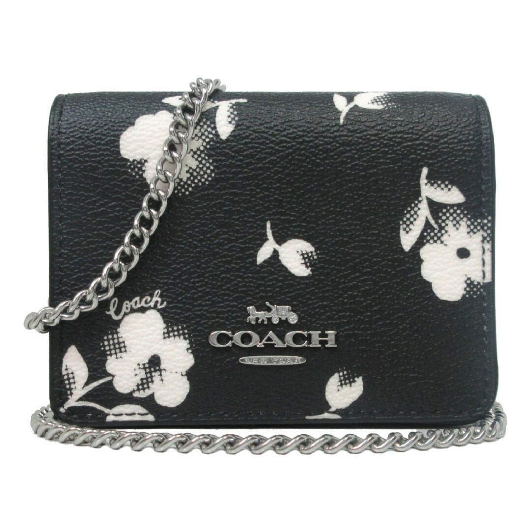 COACH カードケース チェーン CP344 SVA47 レディースコーチ