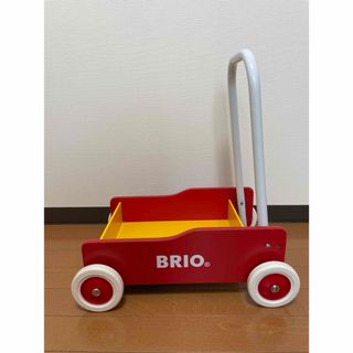 ブリオ(BRIO)のBRIO 手押し車　赤(手押し車/カタカタ)